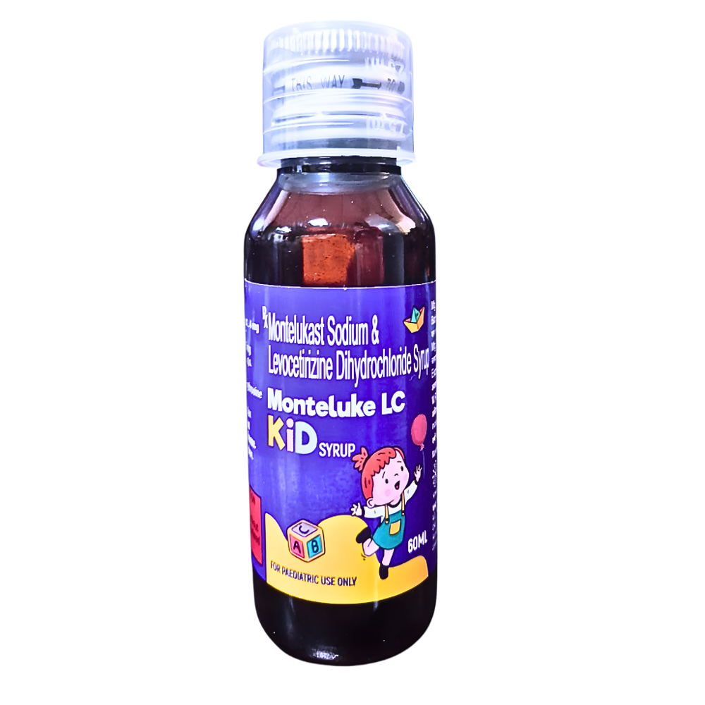 Montelukast Sodium & Levocetirizine Dihydrochloride Syrup