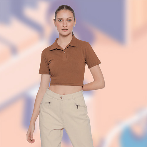 Polo Crop Top
