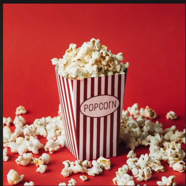 Popcorn Box Large - Big Size | Perfect For Movie Nights, Parties, And Events, Durable Design For Mess-free Snacking, Convenient Handling