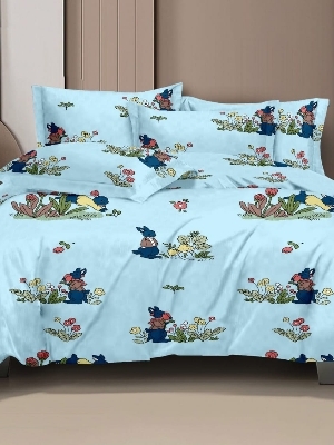 Pure cotton kids icecream colour bedsheet