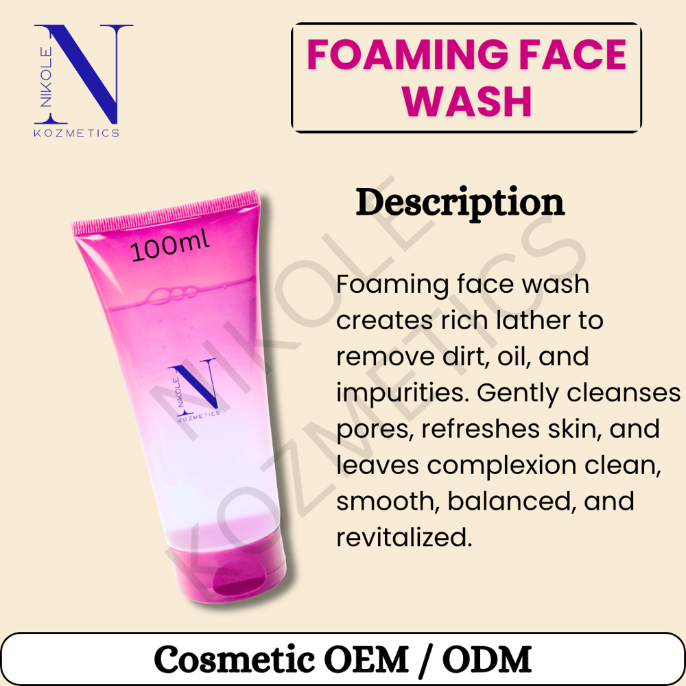 Foaming Face Wash - Attributes: Smudge Proof
