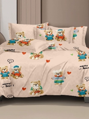 Pure cotton kids icecream colour bedsheet