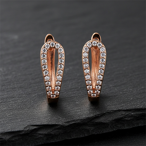 Rose Gold Earring