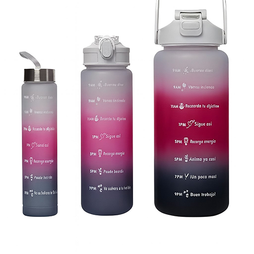 Set Of 3 Water Bottle