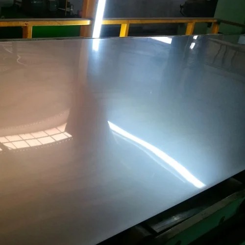 Stainless Steel Sheet - Polished Finish, Various Grades Available, Silver Color