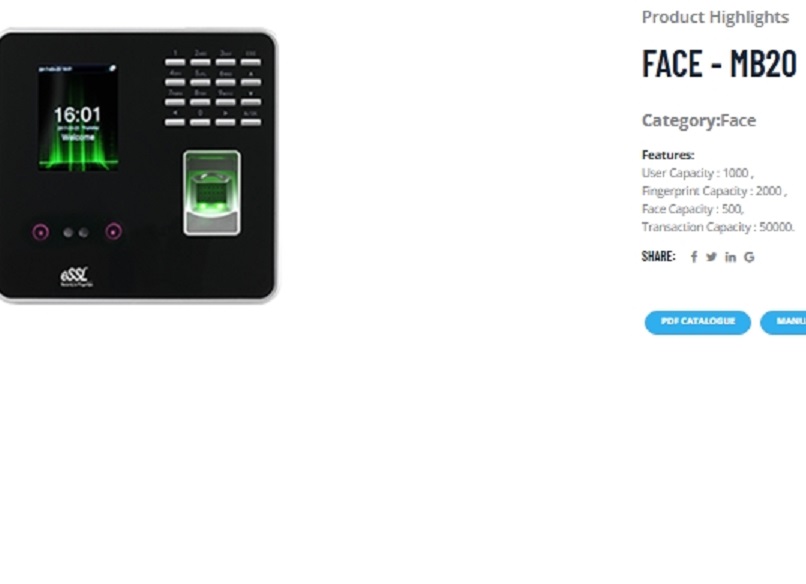 Face & Fingur Time Attendance System