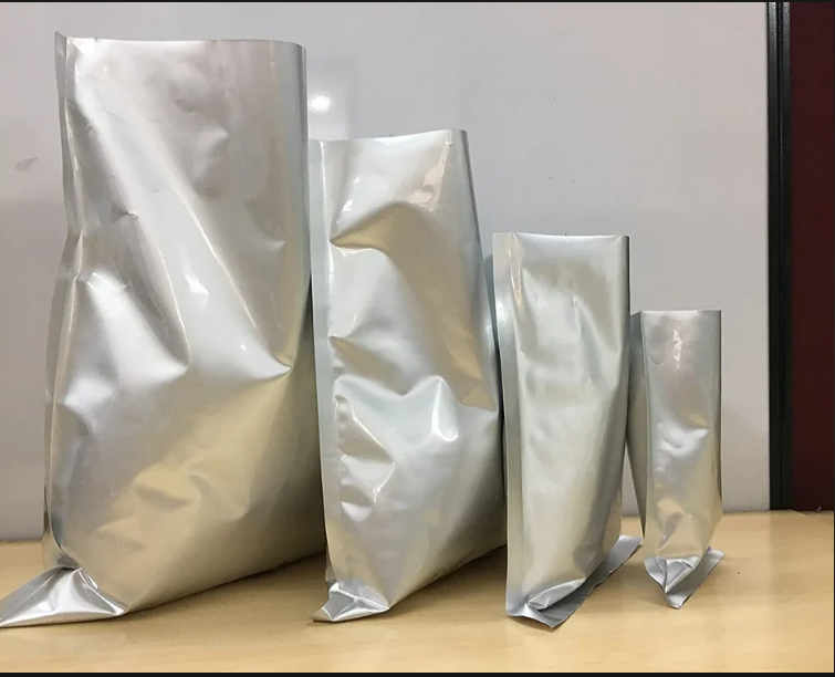 Silver pouch food packing 8"X10"