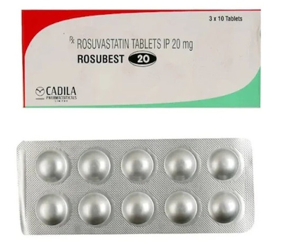 20 MG Rousuvastatin Tablet IP