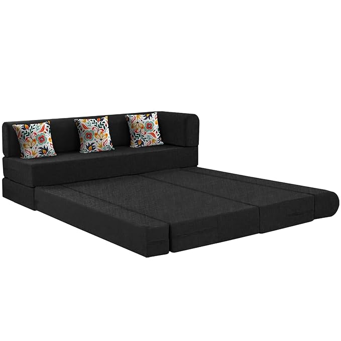 L- Shape Foldable Sofa Cum Bed