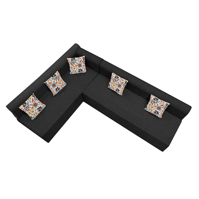 L- Shape Foldable Sofa Cum Bed