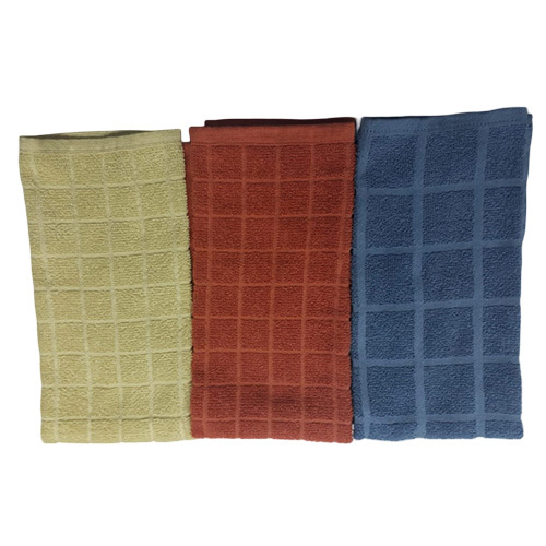 Plain Multicolour Hand Towel