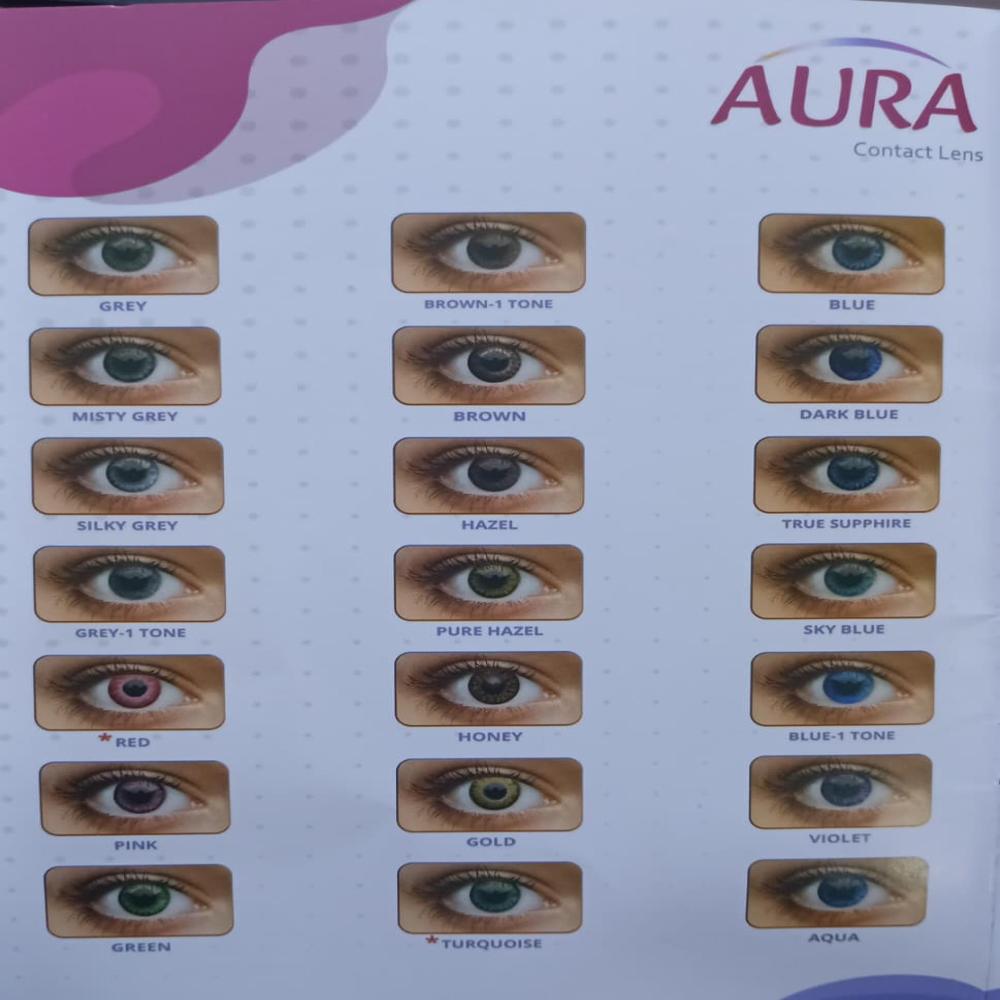 Aura contact lens