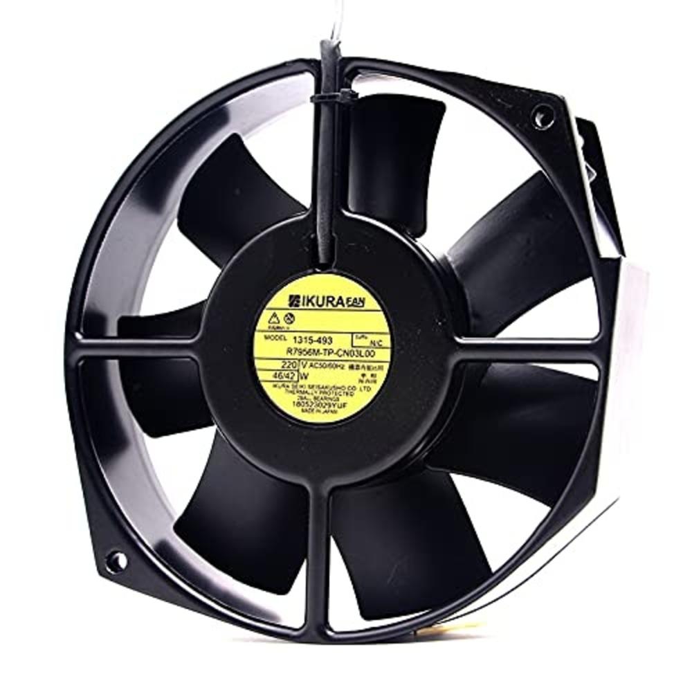 IKURA 1315-493 200V AC 46/42W 17251mm Ball Bearing Industrial Axial Cooling Fan (METAL)