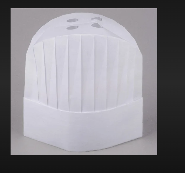 chef cap nonwoven
