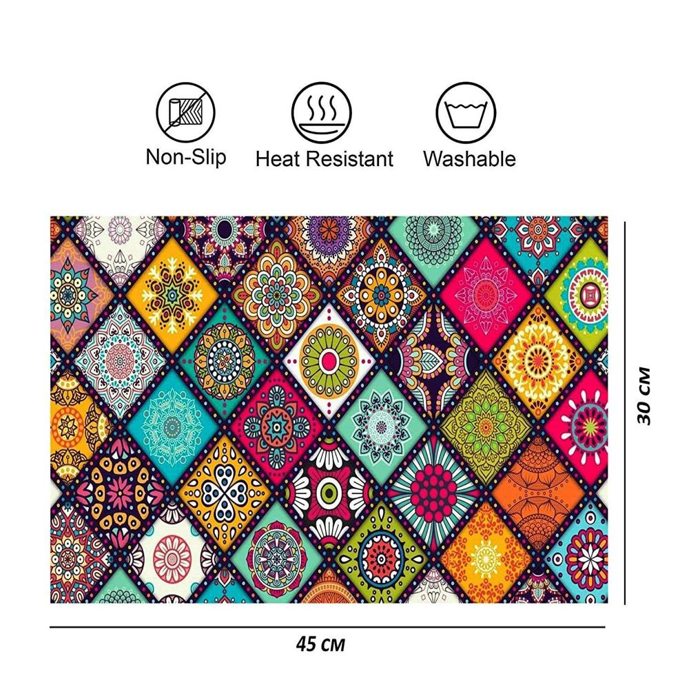 Customized Table Mat - Color: Multi-color