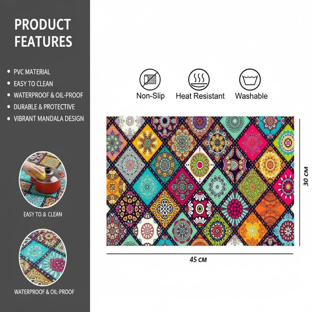 Customized Table Mat - Color: Multi-color