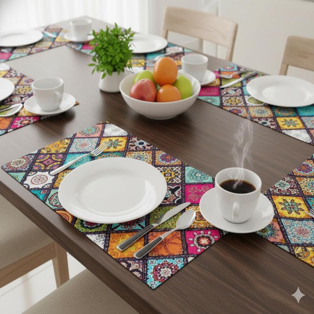 Customized Table Mat - Color: Multi-color