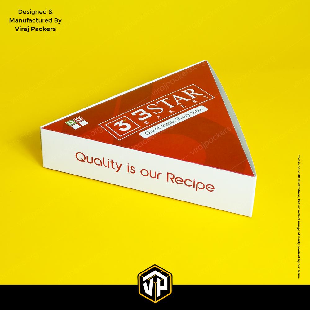 Custom Pizza Slice Box Triangle Pizza Box