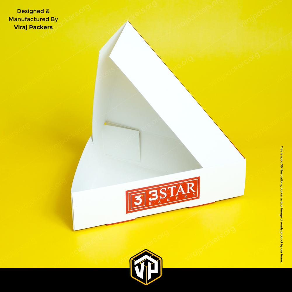 Custom Pizza Slice Box Triangle Pizza Box