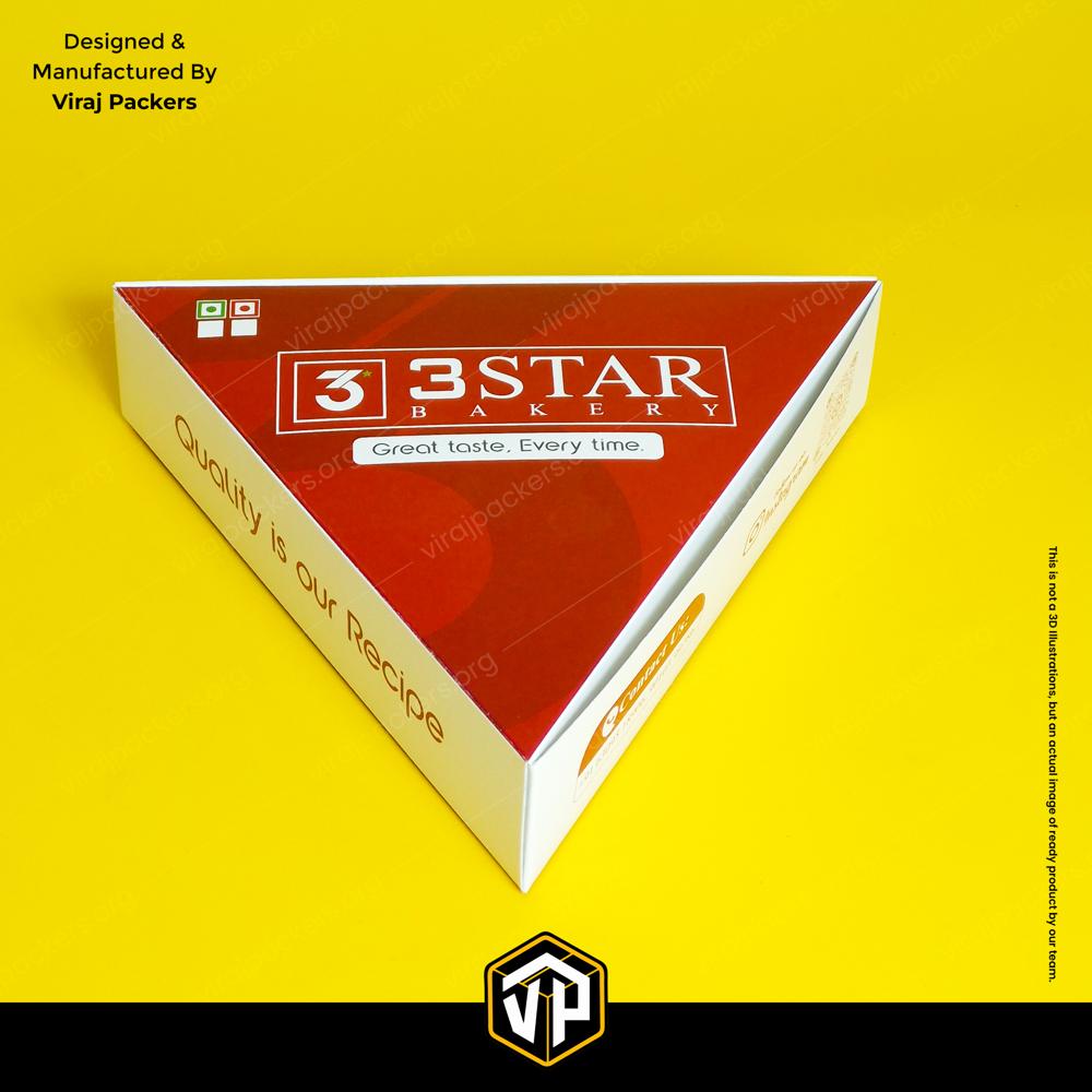 Custom Pizza Slice Box Triangle Pizza Box