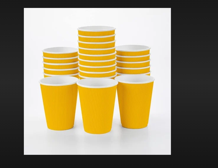 Ripple Cup 200 Ml - Durable Material, Versatile Design | Ideal For Hot Or Cold Beverages, Suitable For Events And Everyday Use
