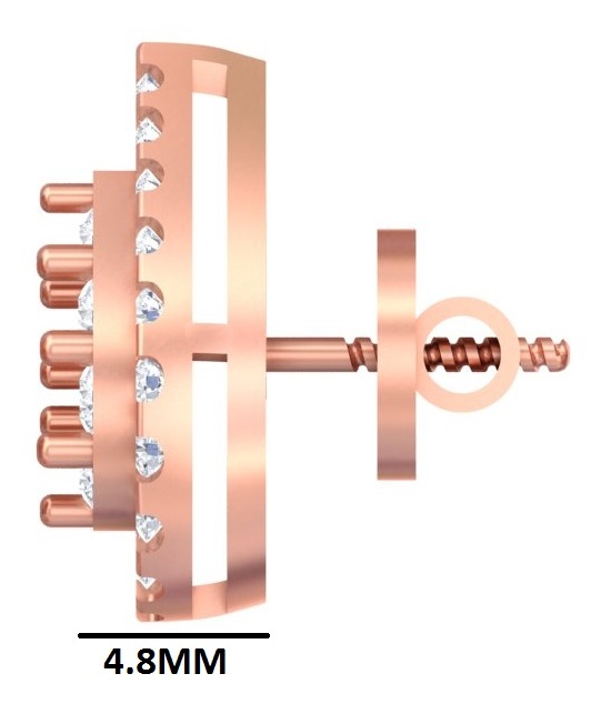 Pear-Shaped Diamond Double Halo Cluster Earrings