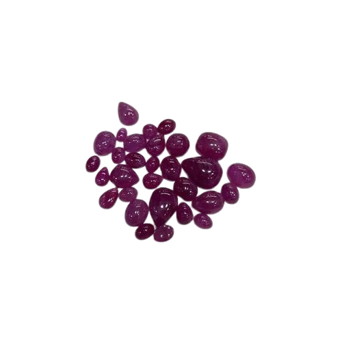 Ruby Cabochons - Beads Colour: Purple