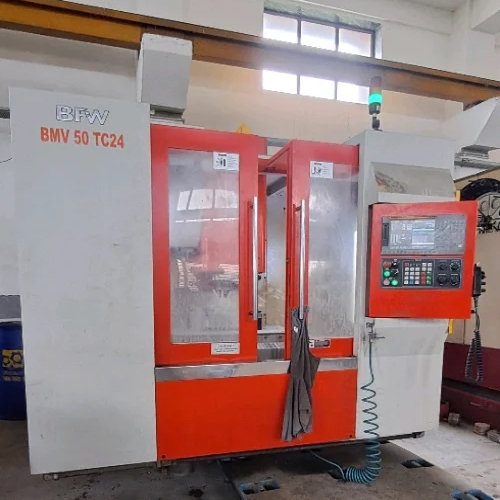 Vmc Machine Job Work - Red Vmc, 3+2 Axis, Spindle Speed 12000 Rpm, Travel X 600 Mm, Y 400 Mm, Z 450 Mm | Suitable For Metal Parts Manufacturing, Prototyping & Small-batch Production