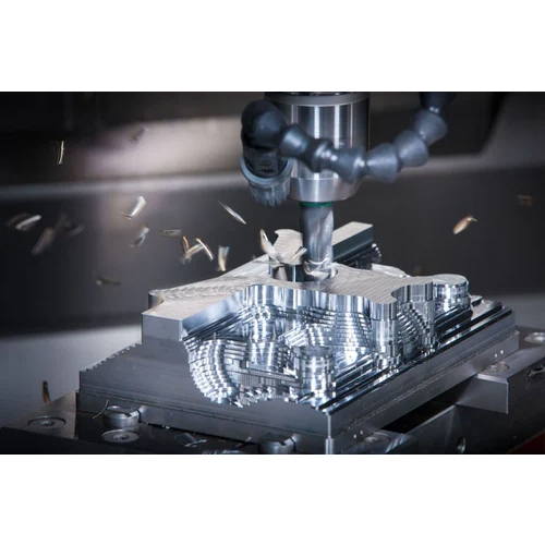 Vmc Machine Job Work - Red Vmc, 3+2 Axis, Spindle Speed 12000 Rpm, Travel X 600 Mm, Y 400 Mm, Z 450 Mm | Suitable For Metal Parts Manufacturing, Prototyping & Small-batch Production