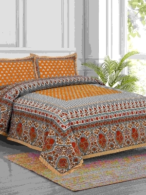 Premium quality king size bedsheet 100*108