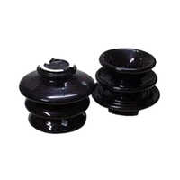Pin Insulator - Porcelain, 200x110x110 Mm, Brown, 11 Kv | 320 Mm Creepage, 8 Kn Load, Glazed, Outdoor
