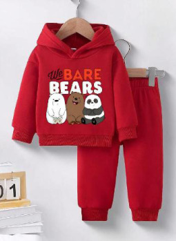 Bare Bears Boys Hoodie For Kids