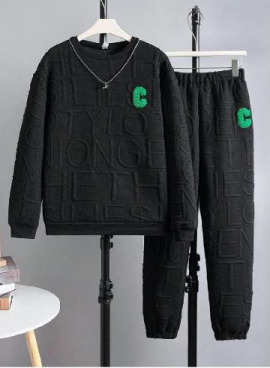 C Letter Black Top Bottom Set For Kids