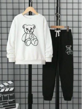 Kids Panda Energy Top Bottom Set 