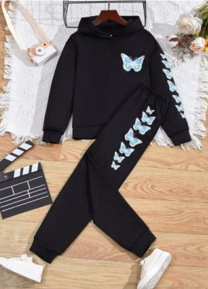 Butterfly Blakk Unisex Kids Hoodie Set