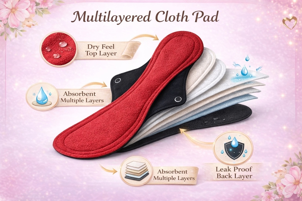 Reusable Sanitary Cloth Pad