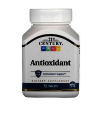 21st Century, Antioxidant, 75 Tablets - Best Before: Use Within 2 Years From Manufacture