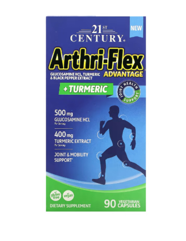 21st Century, Arthri-Flex Advantage + Turmeric, 90 Vegetarian Capsules