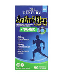 21st Century, Arthri-flex Advantage + Turmeric, 90 Vegetarian Capsules