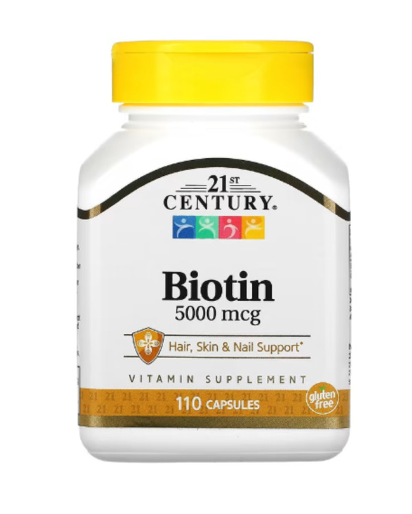 21st Century, Biotin, 5,000 mcg, 110 Capsules