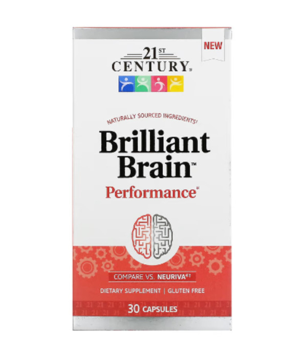 21st Century, Brilliant Brain Performance, 30 Capsules