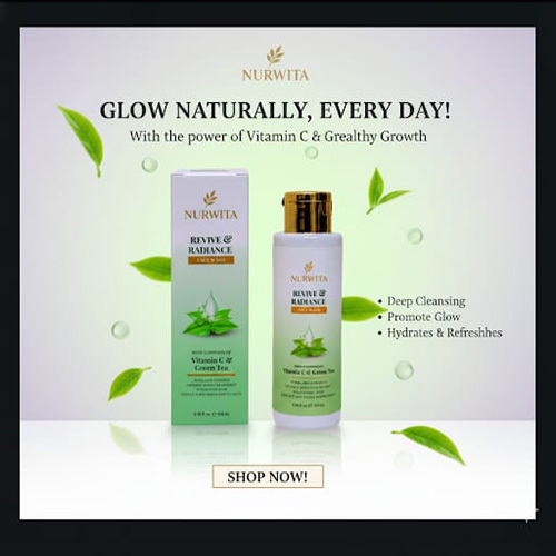 Vitamin C And Green Tea Face Wash