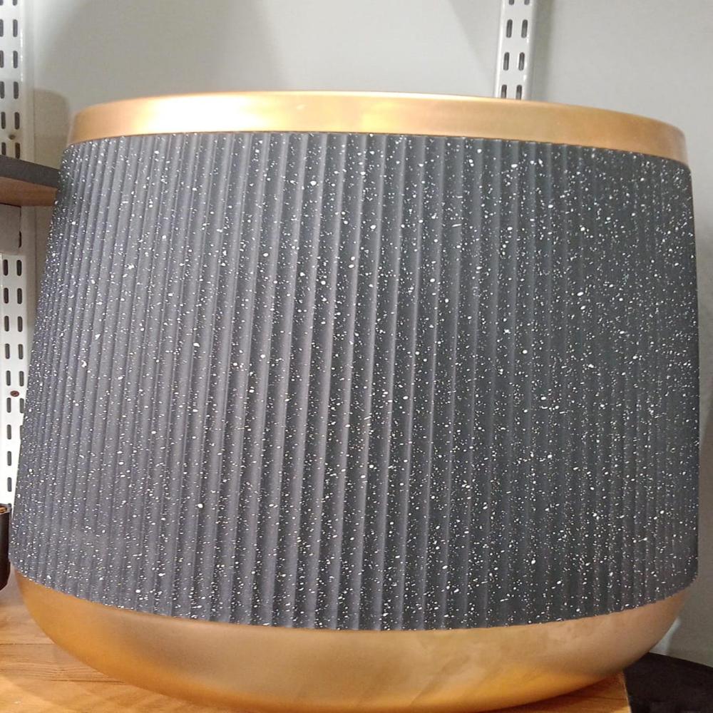 Premium High Quality Plastic Pot - Color: Golden & Black