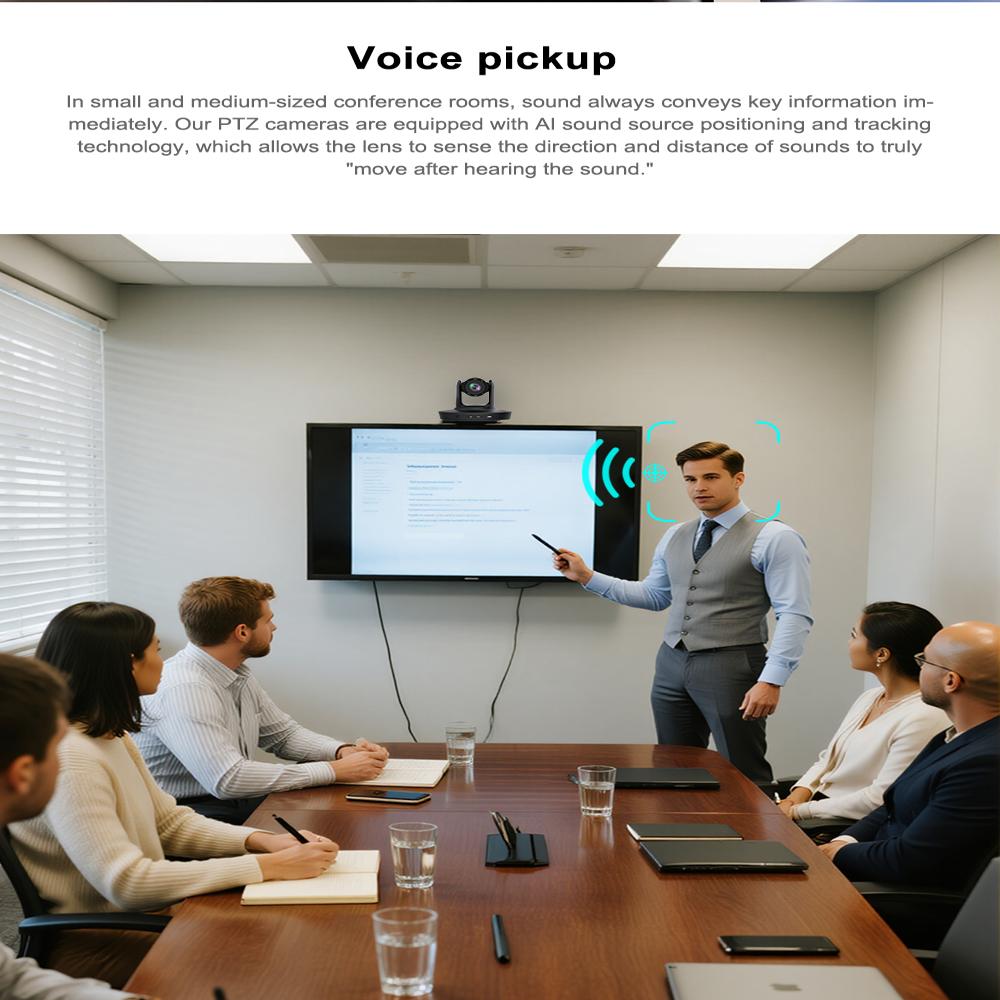 VIDEOCAST VC90 Pro 4K PTZ 20X AI NDI & Voice Tracking PTZ Camera