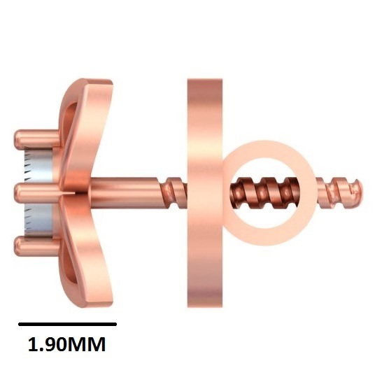 Floral Illusion Stud Earrings