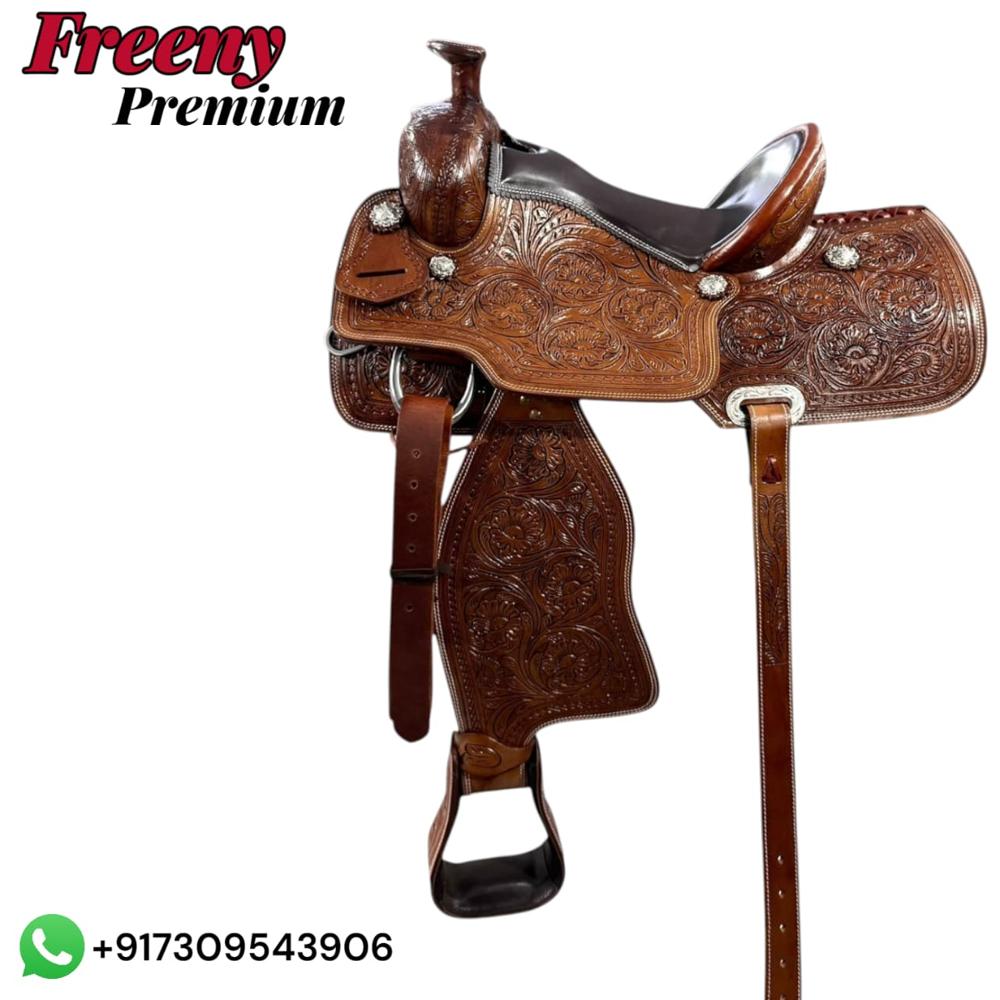 Leather Western Saddle