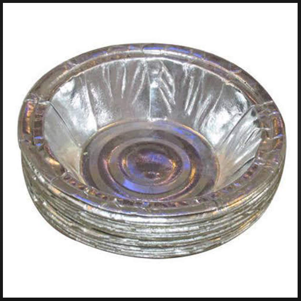 Paper Dona 7" - Silver Paper, 7-inch Size | Disposable Design, Ideal For Serving And Catering
