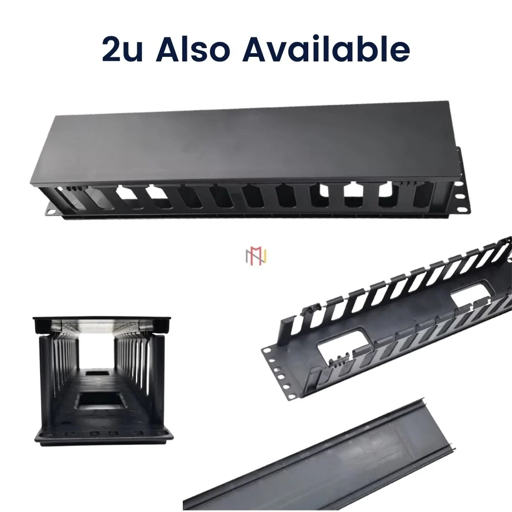 Plastic 1u Pvc Cable Manager, For Rack