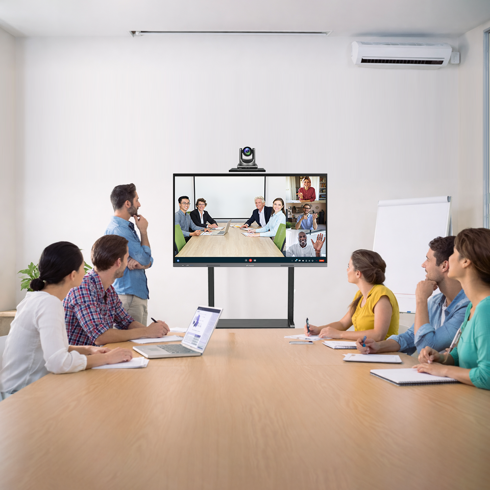 4K Video Conferencing Camera with Mic for Conference Room & Online Meetings