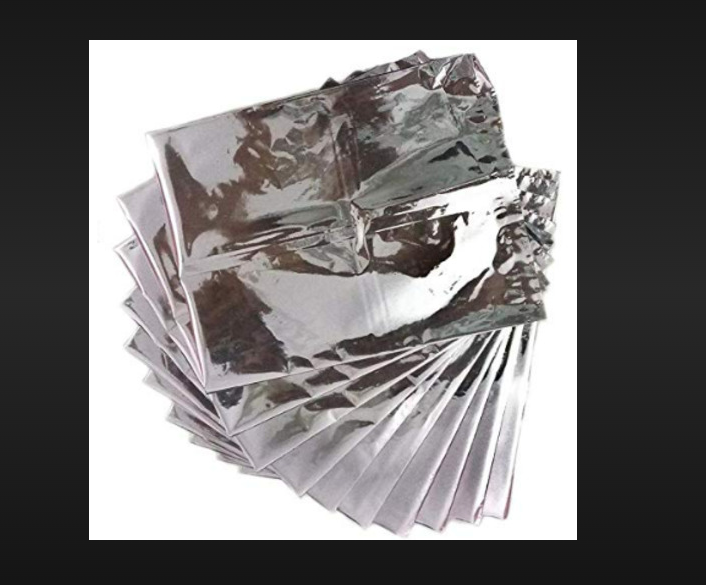 Silver Pouch Food Packing